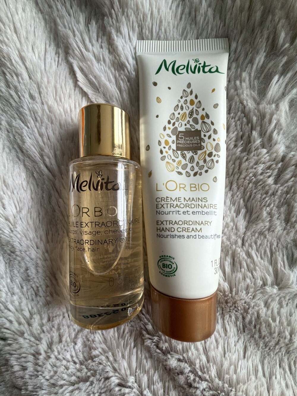 Melvita L'Or Bio Extraordinary Duo Set (Extraordinary Oil 15ml & Extraordinary H